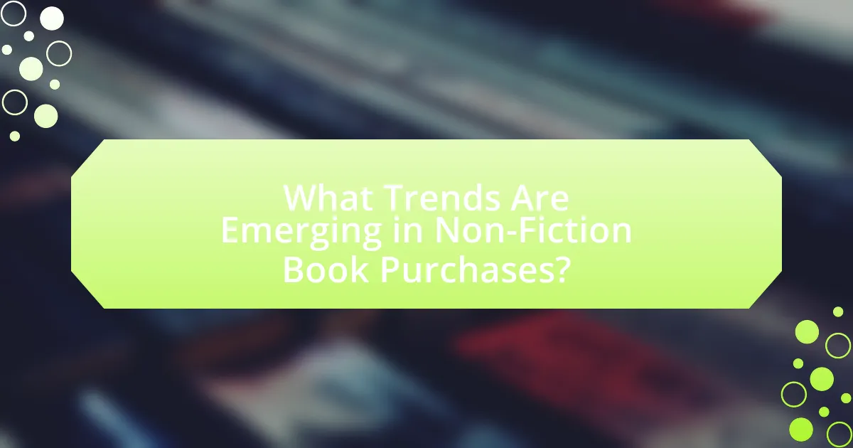 What Trends Are Emerging in Non-Fiction Book Purchases?